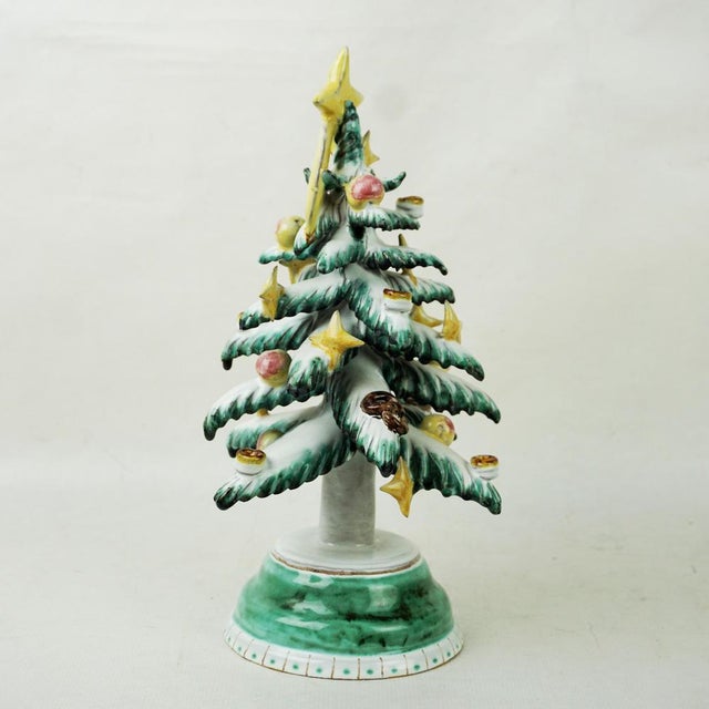 Midcentury Anzengruber Ceramic Christmas Tree, 1950s For Sale - Image 6 of 10