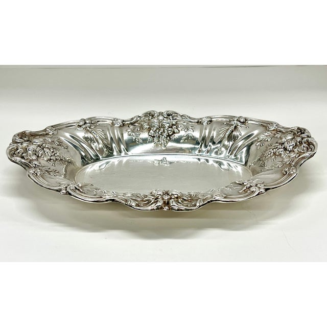 Vintage Reed & Barton Francis I Sterling Silver Serving Tray For Sale - Image 9 of 10