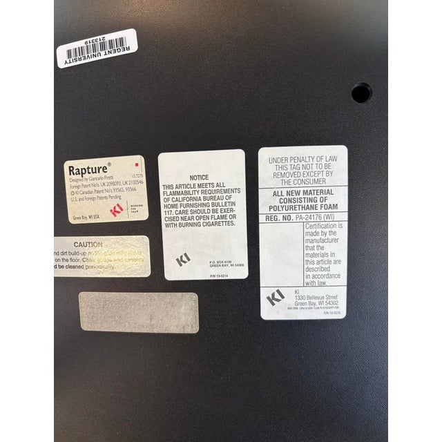 Mid-Century Modern Vintage 1990’s Giancarlo Piretti Indestructible Stacking Office Arm Chairs, Rapture, Set of 8 For Sale - Image 3 of 10