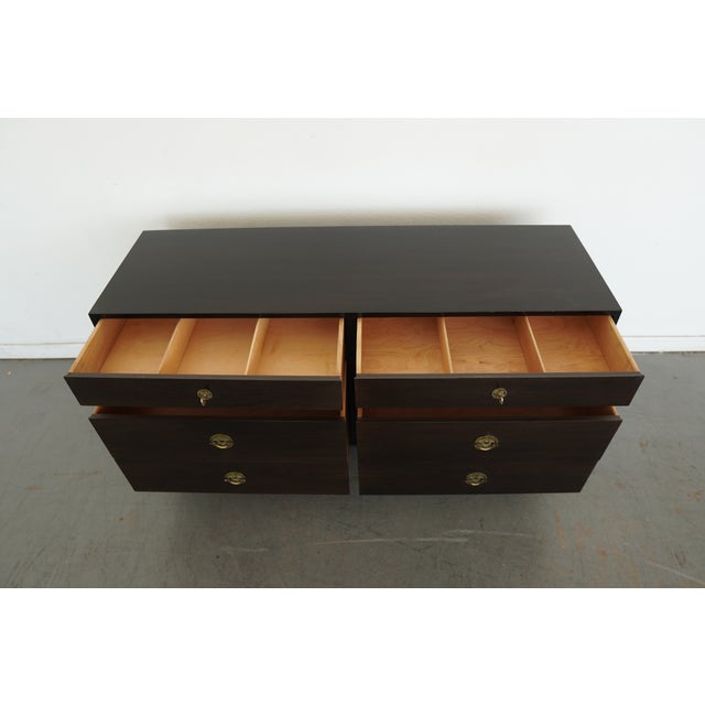 Black Vintage Chinoiserie 6-Drawer Dresser For Sale - Image 8 of 14
