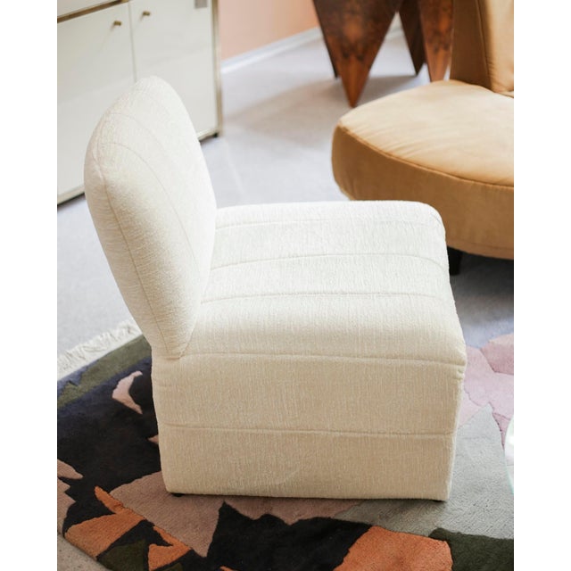 Mid-Century Modern Lounge Chair in Fabric, 1970s For Sale - Image 4 of 8