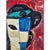 Purple 14.2" by 18.9" Original Oil Painting 'Portrait of a Woman', Unframed For Sale - Image 8 of 10