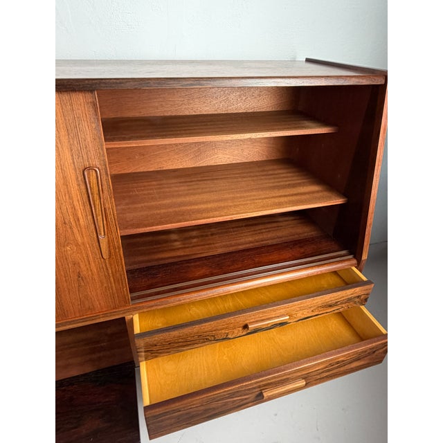 Rosewood Highboard from ES Møbler Silkeborg, Denmark, 1960s For Sale - Image 7 of 9