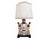 Chinese Pair of Antique Famille Rose Chinese Pottery Figural Designer Table Lamps For Sale - Image 3 of 4