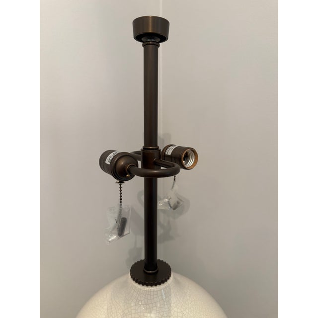 2020s Barbara Barry for Baker Sculpted Table Lamp For Sale - Image 5 of 5