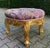1990s French Louis XVI Gold Beech Purple Bench - 1 Pc For Sale - Image 4 of 10