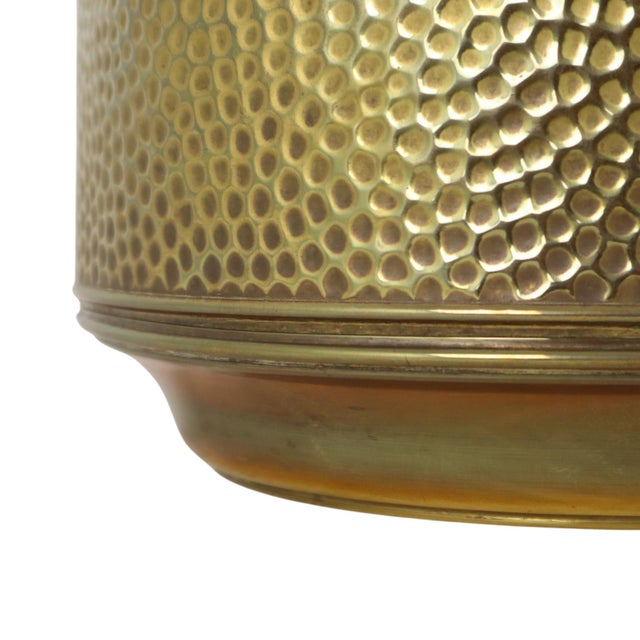 Large Brass Firewood Bin with Repoussé Relief For Sale - Image 13 of 16