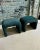 Postmodern Vladimir Kagan for Directional Pair Waterfall Stools, 1990 For Sale - Image 3 of 9