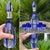 An exceptional early 20th-century French Baccarat crystal liqueur service comprising a cobalt blue cut-to-clear decanter...