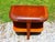 Vintage Art Deco Waterfall End Table Demilune Tripod Stand. Constructed of Walnut wood with characteristic curved edges...
