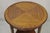 Traditional Antique English Edwardian Mahogany Bellflower Inlay Round Occasional Side Table For Sale - Image 3 of 12