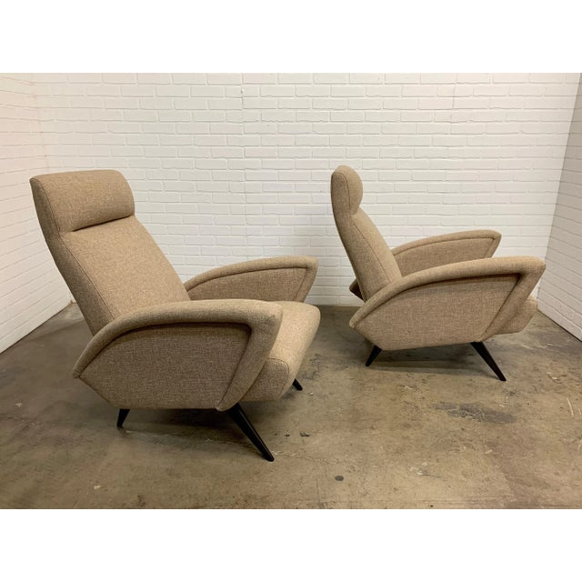 Mid 20th Century Sculptural Italian Lounge Chairs For Sale - Image 5 of 12