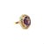 2020s 5.62 Carat Natural Amethyst Diamond Sapphire Yellow Gold Cocktail Ring, Size 7 For Sale - Image 5 of 8