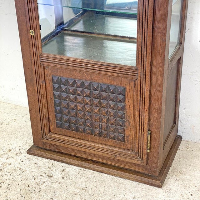 Vintage Brutalist Display Cabinet, 1950s For Sale - Image 4 of 10