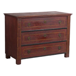 Biedermeier Pine Chest by Amaru For Sale