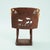 20th Century Fon Dignitary Monoxyl Carved Wood Armchairs and Table Set, Benin, 1954, Set of 3 For Sale - Image 10 of 18