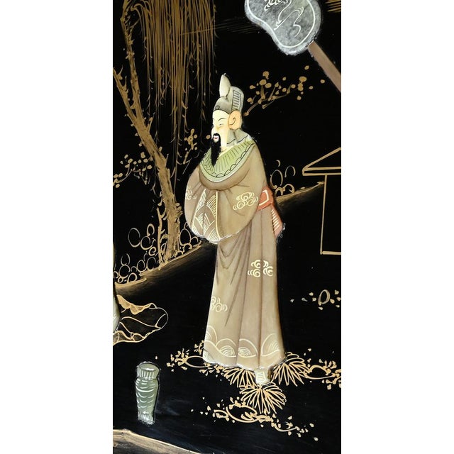 Lacquered Wood Living Room Table, Chna, 1950s For Sale - Image 11 of 18