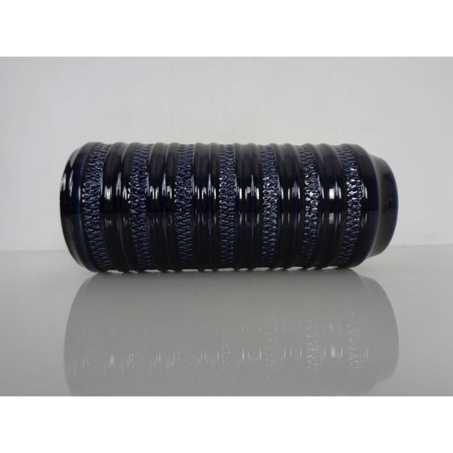Ceramic Dark Blue E4-30 Ceramic Vase from Carstens Tönnieshof, Germany, 1960s For Sale - Image 7 of 16