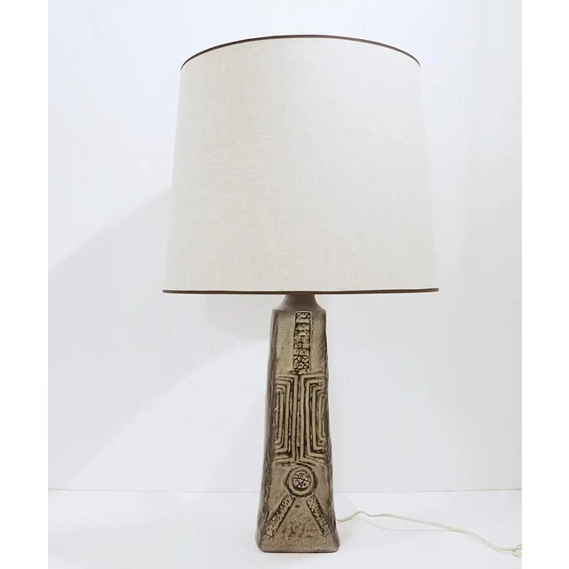 Ceramic Table Lamp, 1970s For Sale - Image 8 of 9