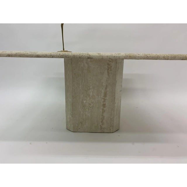 Mid-Century Travertine Coffee Table, 1970s For Sale - Image 7 of 9