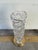 Stylish Baker / Paola Navone Small Vela Table Lamp. Textured glass shade on top of brass round base. Original Retail...