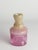 Bubblegum Pink and Yellow Art Glass Vase by Milan Vobruba, Sweden, 1980s For Sale - Image 10 of 14