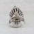 2010s Vintage Pear Opal Diamond Halo Ring 14k White Gold Size 6-6.25 Cocktail For Sale - Image 5 of 8