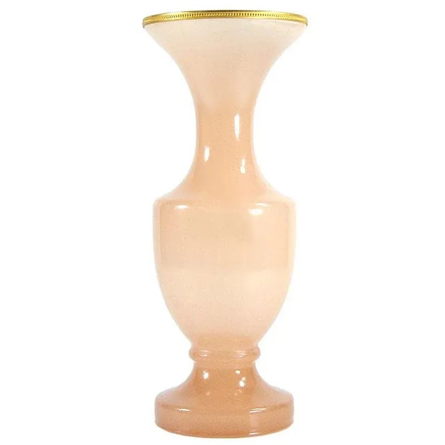 Pink Glass Murano Vase from V. Nason, 1950s For Sale - Image 9 of 9
