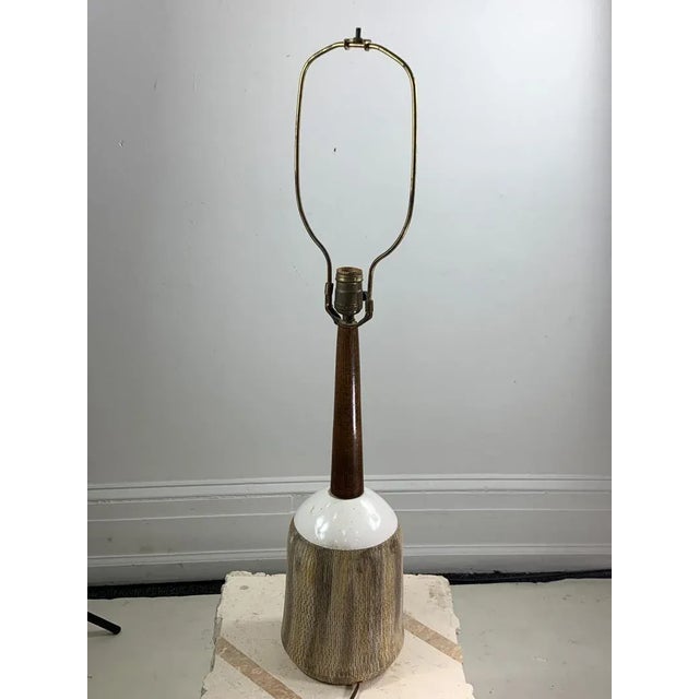 Bitossi Italian Modernist Bitossi Pottery Lamps - a Pair For Sale - Image 4 of 9