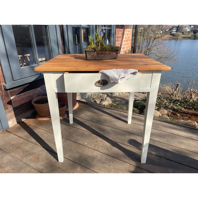 Antique Table in Fir, 1890s For Sale - Image 14 of 18