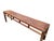 Chinese Antique Chinese Elm Console Table, 9.6' Long – Qing Dynasty For Sale - Image 3 of 6