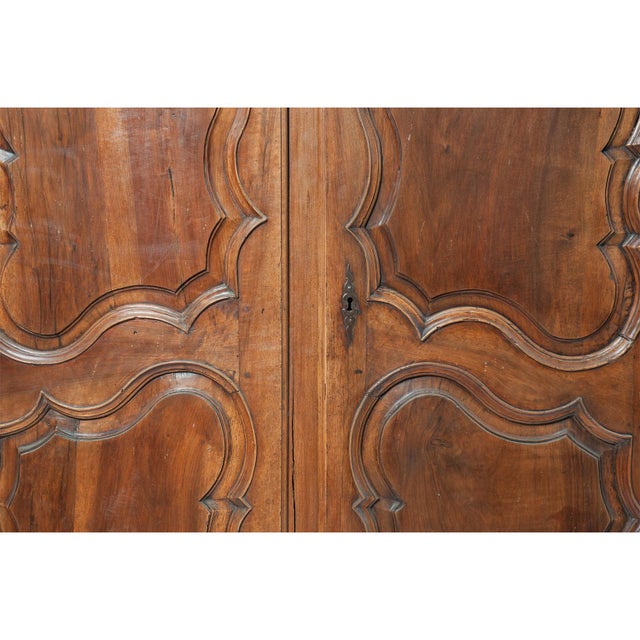 Late 20th Century French Armoire With Carving For Sale - Image 4 of 6