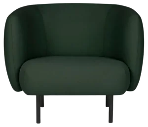 Cape Lounge Chair in Forest Green by Warm Nordic