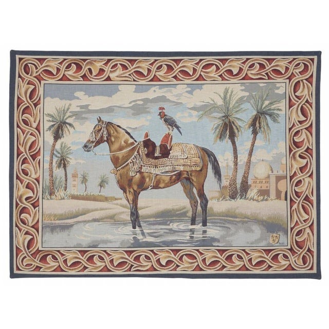 This beautiful tapestry is woven on a jacquard loom by skilled weavers, keeping alive the centuries old tradition of...
