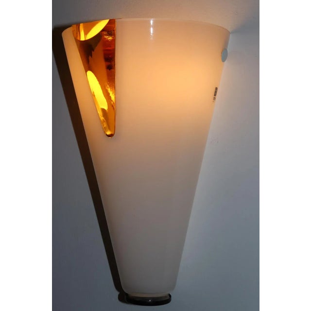 Rosanna Toso "Mara" Murano Glass Wall Lamp, Mid-Century Modern For Sale In New York - Image 6 of 13