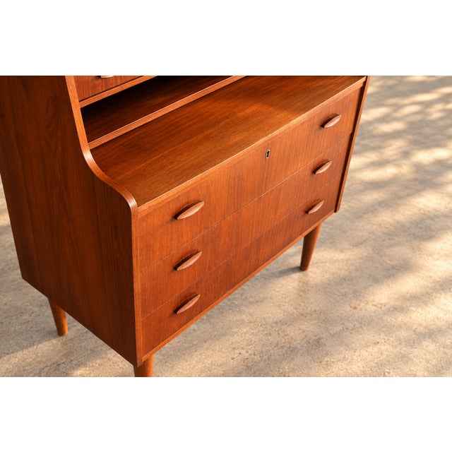 Vintage Danish Secretary Desk, 1960s For Sale - Image 6 of 8
