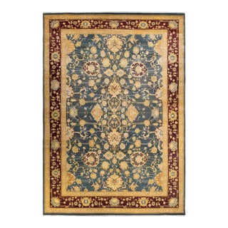 Mogul, One-of-a-Kind Hand-Knotted Area Rug - Gray, 10' 1" x 14' 4" For Sale