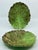 Set of two Italian made cabbage leaf / lettuce plates Green and red colors adorn these plates. Great for serving small...