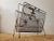 1960s Mid Century Steel Mesh Magazine Rack with Fleur De Lis Motif For Sale - Image 11 of 11