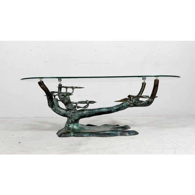 Hollywood Regency Bonsai Coffee Table by Willy Daro, Belgium, 1970s For Sale - Image 10 of 18