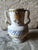 White Hand-Painted Ceramic Two-Handled Jug For Sale - Image 8 of 10