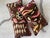 These one of a kind, beautiful pillows were handmade from a vintage needlepoint tapestry. They feature whimsical designs...