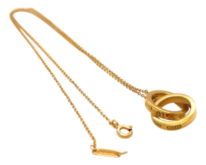 Tiffany & Co. 18ct Yellow Gold Interlocking Circles Pendant Necklace 7.06g