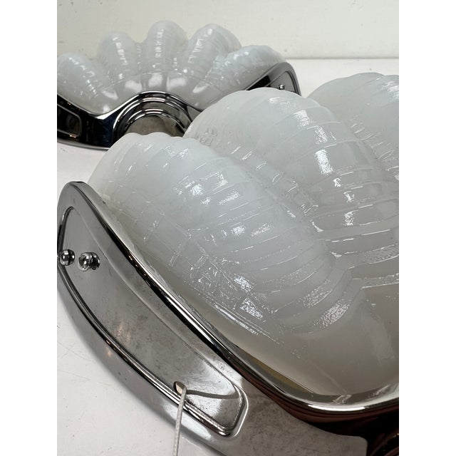 Art Deco Shell Wall Lights, 1920s, Set of 2 For Sale - Image 10 of 18