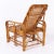 British Colonial Style Bamboo Recliner Chair With Ottoman For Sale - Image 4 of 10