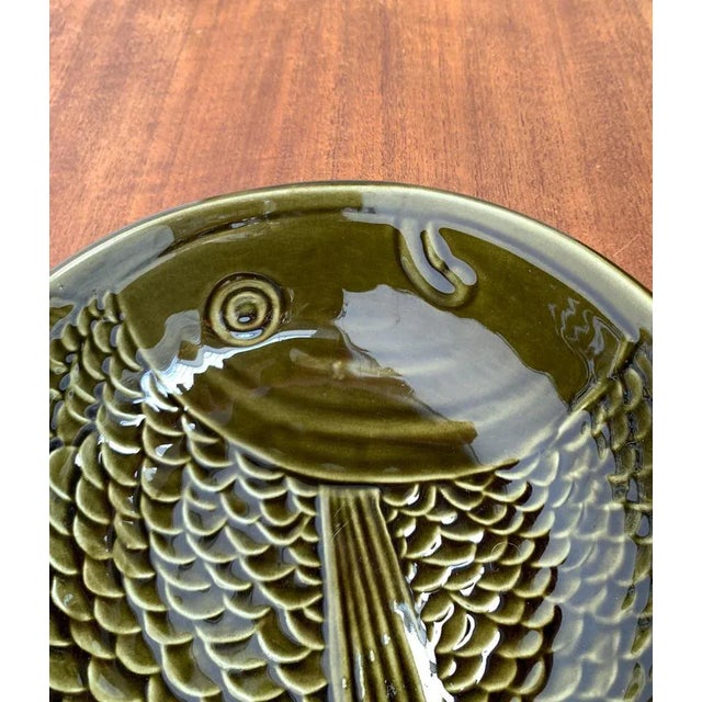Vintage Ceramic Bowl with Fish Design from Secla, 1970s For Sale - Image 6 of 13
