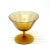 Glass Vintage Mixed Amber Glass Stemware Curation - Group of 7 For Sale - Image 7 of 9