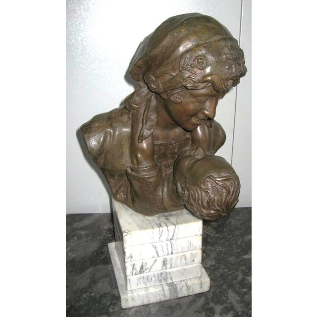 Unidentified, Maternity Bust, Late 19th Century, Bronze For Sale - Image 18 of 18
