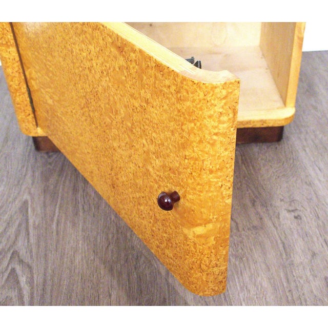 Swedish Birch Bedside Tables from Bodafors, 1940s, Set of 2 For Sale - Image 10 of 14