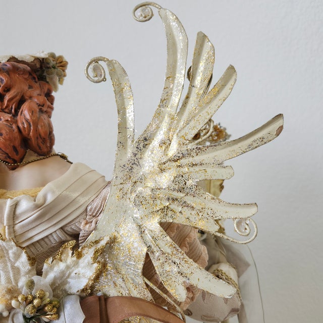 Final Clearance Thru 2025 Only Katherine Christmas Angel 31" in Heavenly Regalia Vintage For Sale - Image 11 of 17